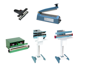 Collage of portable bag sealers