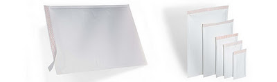 Ecolite White Mailers with Hot Melt Self Seal Closure